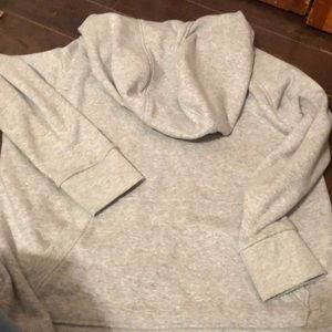 Simple Grey Cowneck Hoodie